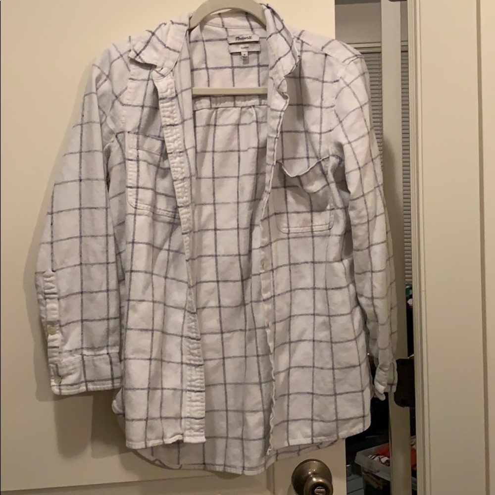 Madewell Boyfriend flannel size M